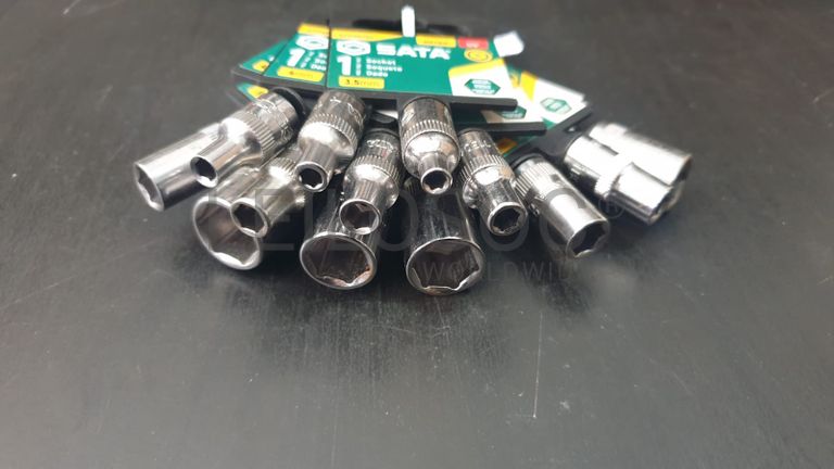 CONJUNTO 13 CHAVES DE CAIXA 6 PONTOS DE 1/4"