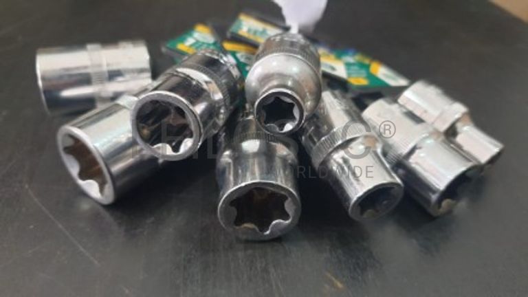 CONJUNTO 9 CHAVES DE CAIXA Torx® DE 1/2"