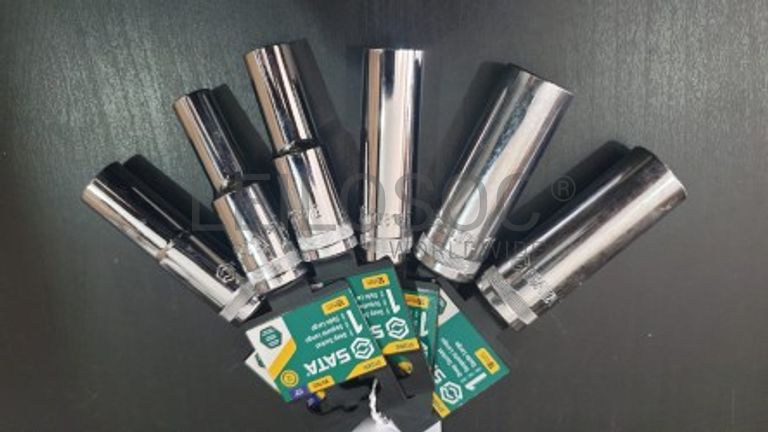 CONJUNTO 6 CHAVES DE CAIXA LONGAS 12 PONTOS DE 1/2"