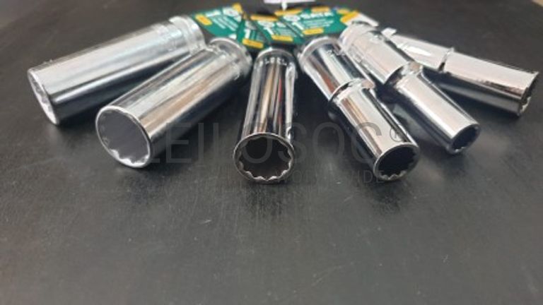 CONJUNTO 6 CHAVES DE CAIXA LONGAS 12 PONTOS DE 1/2"