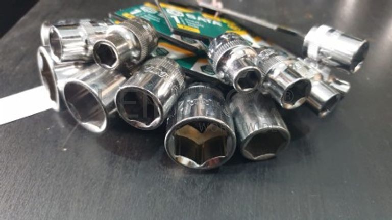 CONJUNTO 13 CHAVES DE CAIXA 6 PONTOS DE 3/8"