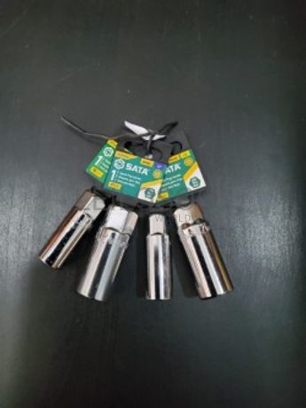 CONJUNTO 4 CHAVES DE BELAS 6 PONTOS DE 1/2" e 3/8"