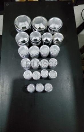 CONJUNTO 22 CHAVES DE CAIXA 6 PONTOS DE 3/4"