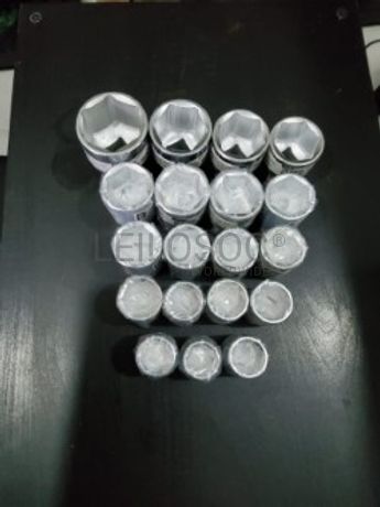 CONJUNTO 19 CHAVES DE CAIXA 6 PONTOS DE 3/4"