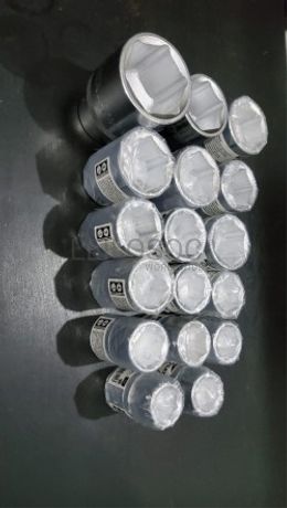 CONJUNTO 17 CHAVES DE CAIXA 6 PONTOS DE 3/4"