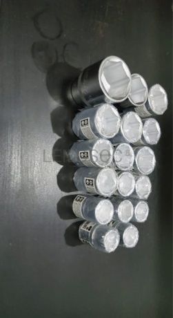 CONJUNTO 17 CHAVES DE CAIXA 6 PONTOS DE 3/4"