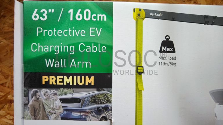 Braço Suporte Parede Para Cabo de Carregamento