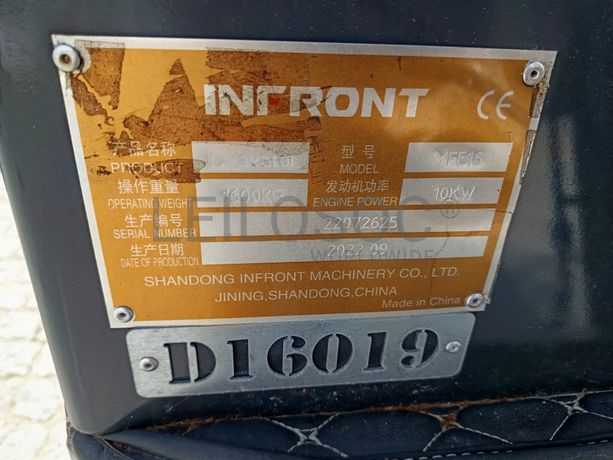 Mini Giratória Infront YFE16 · Ano 2022