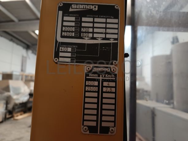 Stacker Samag MAX 2 Preparador de Encomenda · Elétrico · Ano 2001