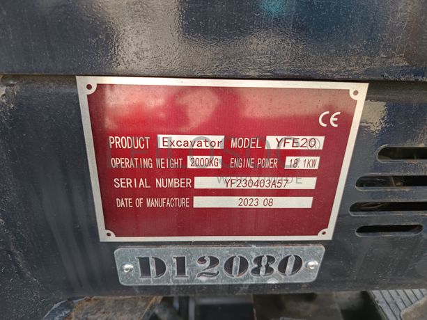 Mini Giratória Infront YFE20 · Ano 2023