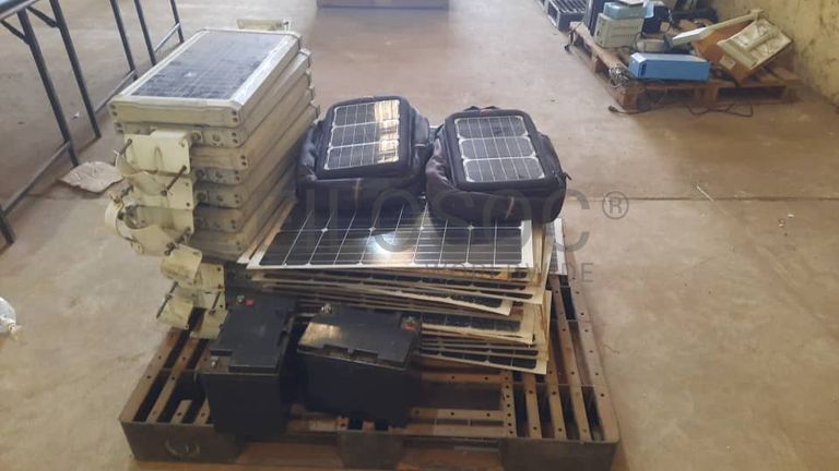 Solar Panels, Batteries, and Lighting