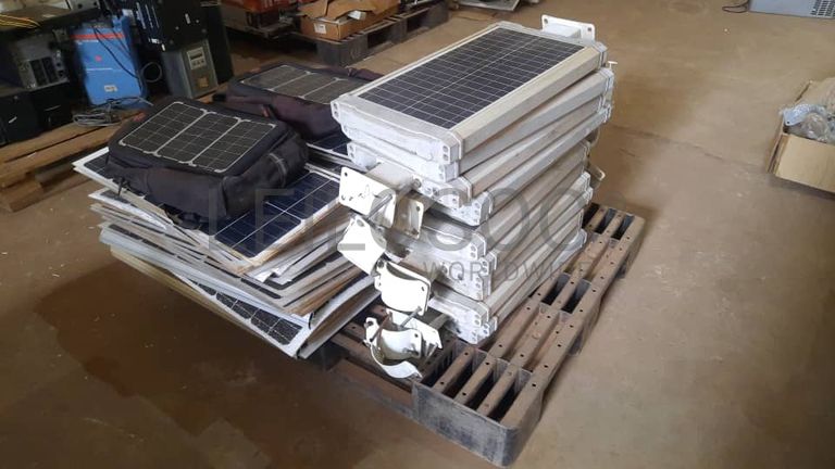 Solar Panels, Batteries, and Lighting