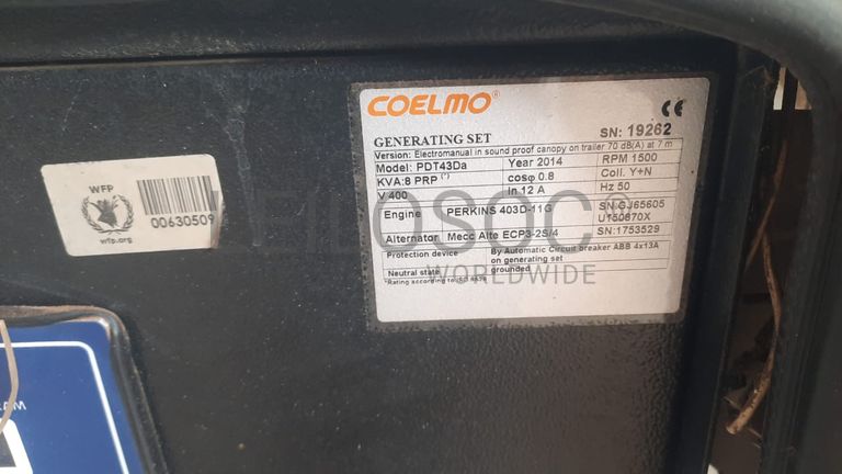Generator Coelmo - Perkins PDT43Da
