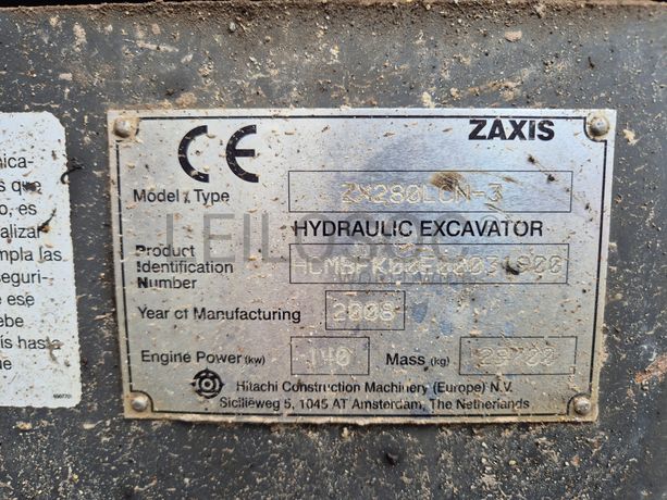 Giratória Hitachi · Ano 2008