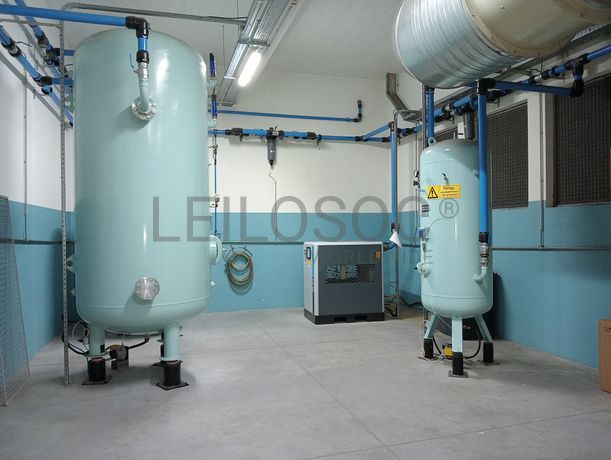 Central de Ar Comprimido · Compressor · Secador · Depósitos