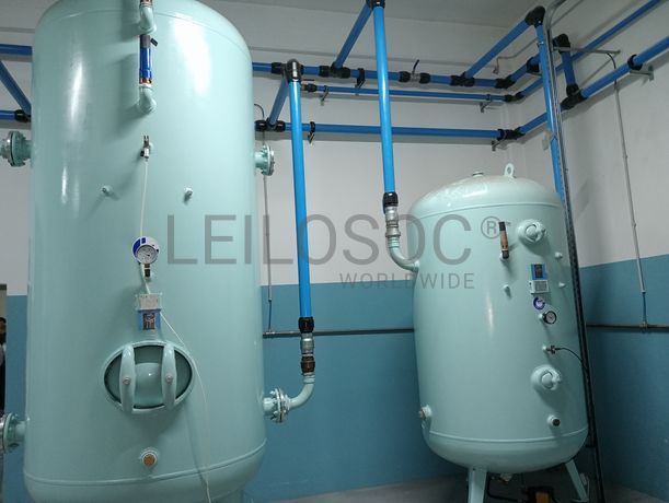 Central de Ar Comprimido · Compressor · Secador · Depósitos