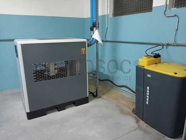 Central de Ar Comprimido · Compressor · Secador · Depósitos