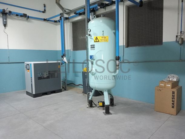 Central de Ar Comprimido · Compressor · Secador · Depósitos