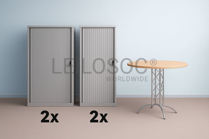 4 Armoires + 1 Table ronde