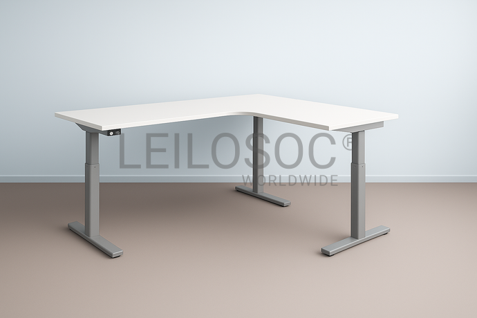 1 Bureau d’angle Trosellie + 1 Table en bois + 2 Chaises