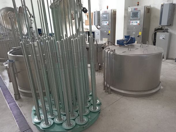 Máquinas para secar e tingir fio