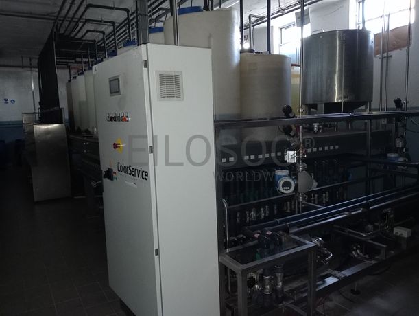 Máquinas para secar e tingir fio