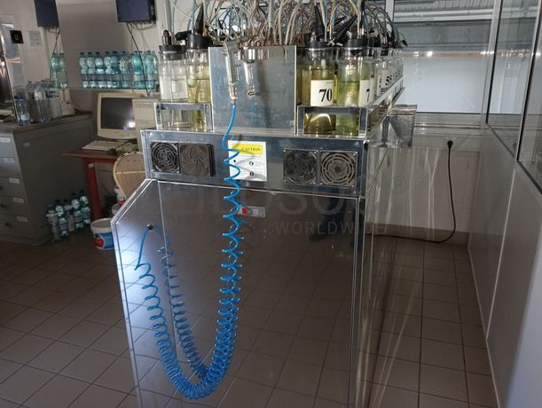 Máquinas para secar e tingir fio