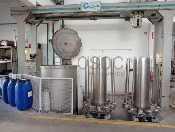 Máquinas para secar e tingir fio