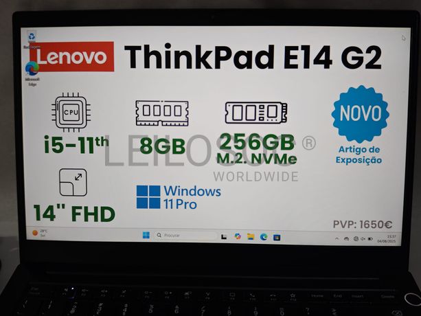 Portátil Lenovo ThinkPad E14 G2