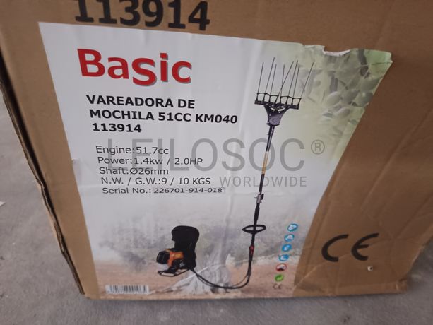 Varejadora de mochila Basic