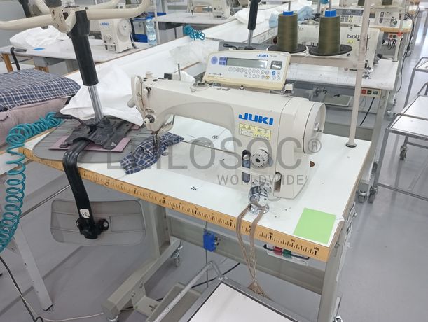 Máquinas de Ponto Corrido · Pregar Botões · Agulhas · Colarinhos