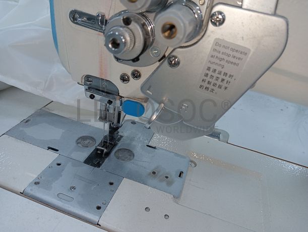 Máquinas de Ponto Corrido · Pregar Botões · Agulhas · Colarinhos