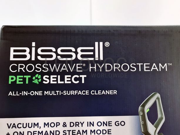 Aspirador Vertical All-in-One Bissell Crosswave Hydrosteam Pet Select