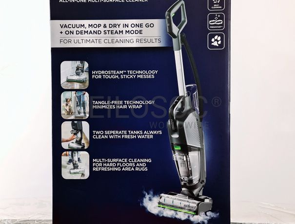 Aspirador Vertical All-in-One Bissell Crosswave Hydrosteam Pet Select