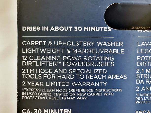 Aspirador vertical de tapetes Bissell ProHeat 2X Revolution