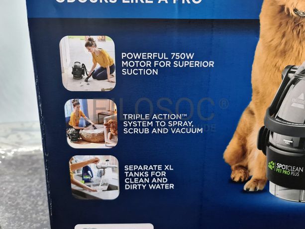 Aspirador com limpeza a vapor Bissell Spotclean Pet Pro Plus