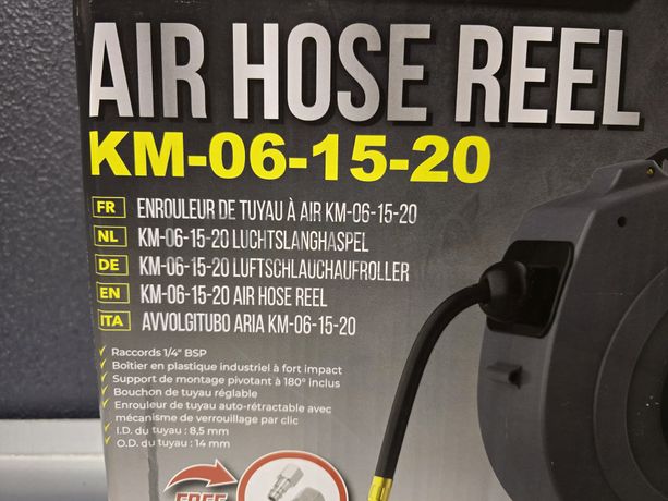 Carretel de Mangueira de Ar