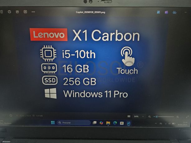 Portátil Lenovo THINKPAD X1 Carbon
