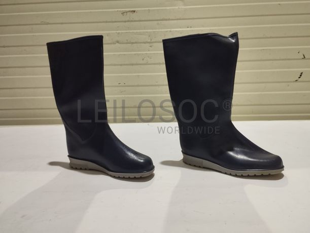 35 - Bota de borracha PVC cinza 39