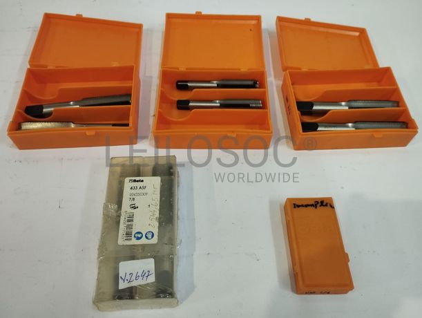 Machos manuais passo fino rosca UNF em aço ao crómico Beta 433ASF