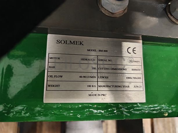 Triturador Solmek · Ano 2025