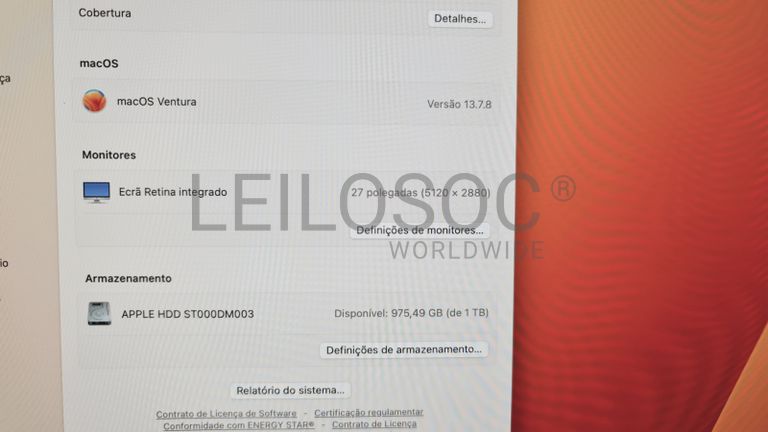 Computador Apple iMac A1419