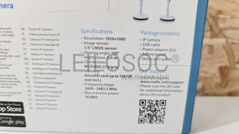 Câmara de Vigilância IP Nedis