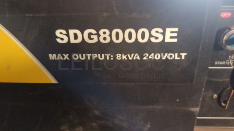 Gerador - Turner Morris SDG8000SE