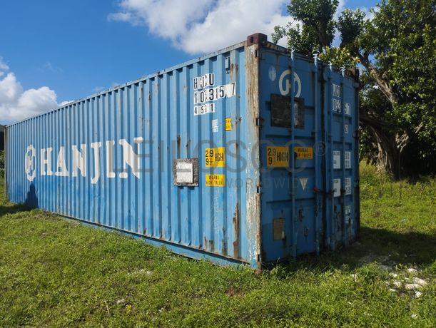 Contentor de 40 Pés com diversos materiais