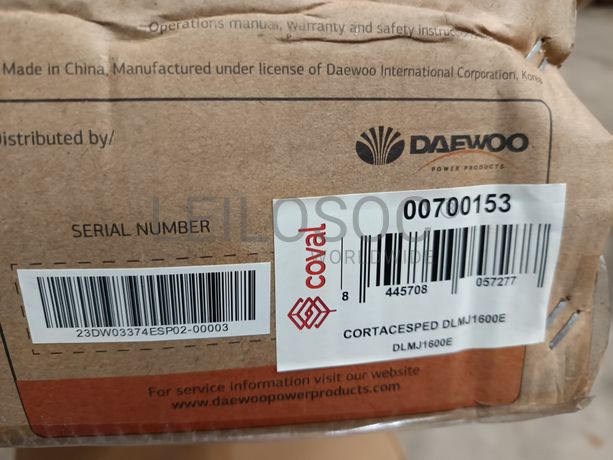 Máquina de cortar relva Daewoo