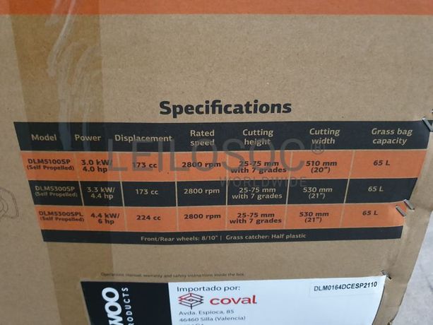 Máquina cortar relva Daewoo