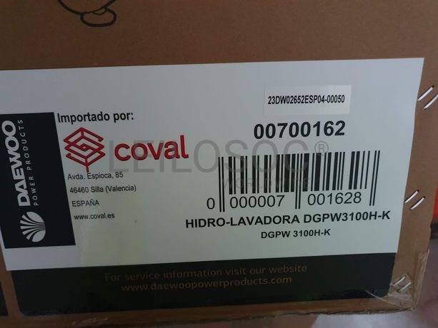 Máquina de lavar a gasolina Daewoo