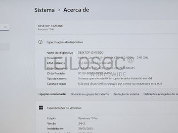 Portátil Dell Precision 7540