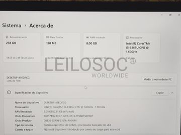 Portátil Dell Latitude 7400